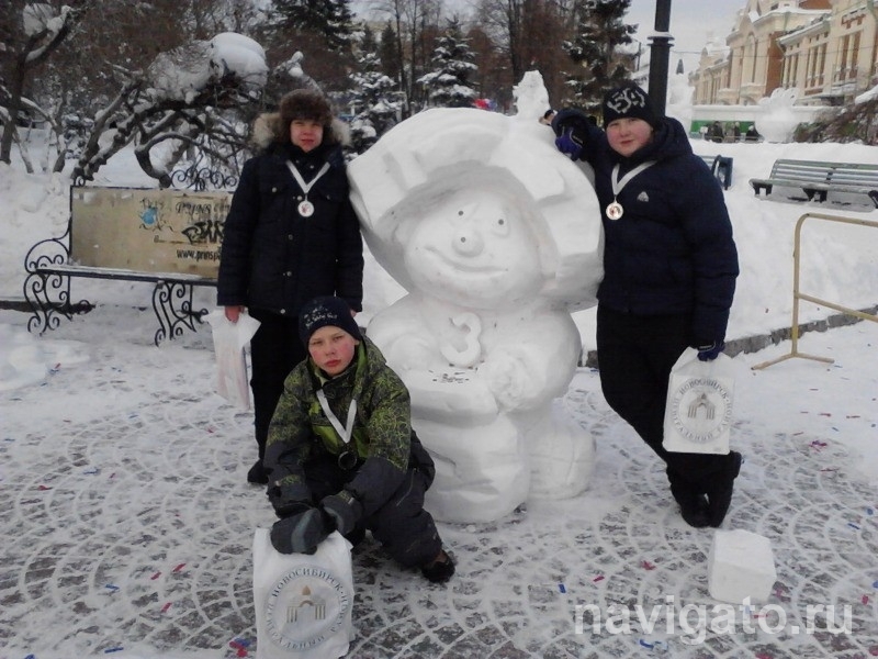 снежная скульптура