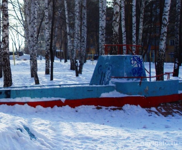 Подводная лодка... в нашем дворе