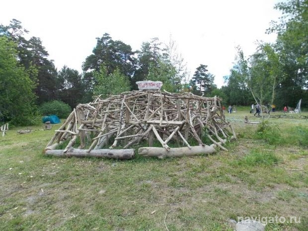 Из елок и палок