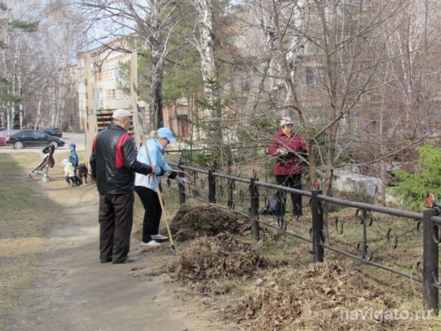 Район становится чище
