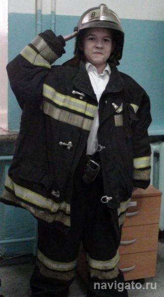 В гостях у пожарных