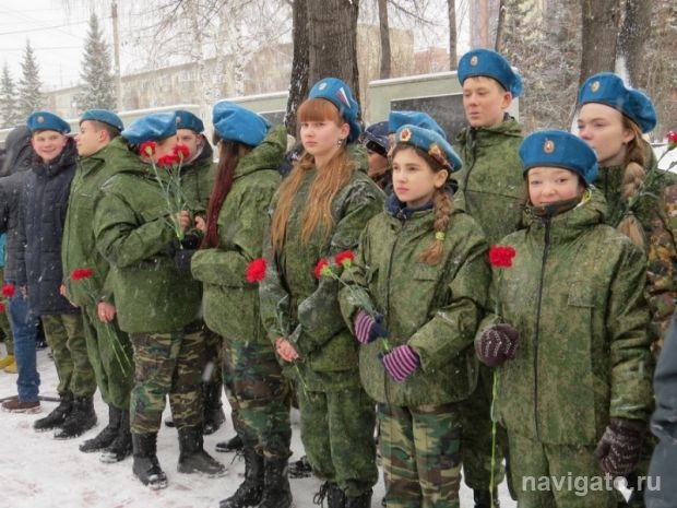 Бердчан приняли в юнармейцы