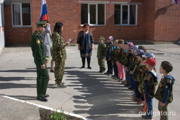 По военной карте