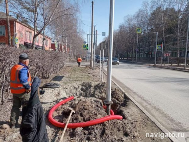 Демонтаж старых столбов