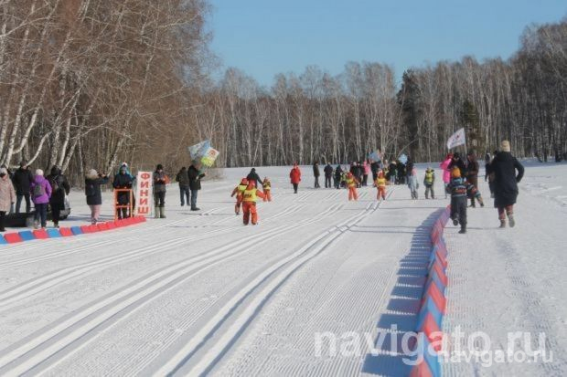 Семейная лыжная эстафета