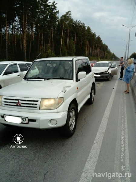 Утренняя авария на Бердском шоссе