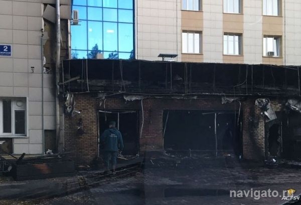 Сгорела кофейня «Академия кофе» в Советском районе