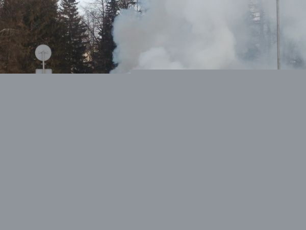 Около администрации Советского района сгорела иномарка