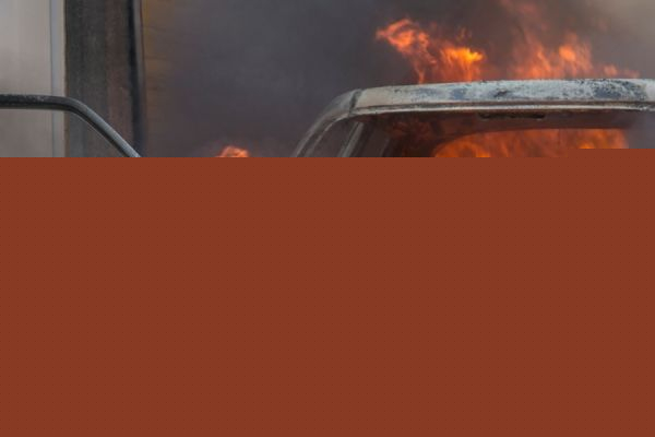 В Советском районе сгорел автомобиль