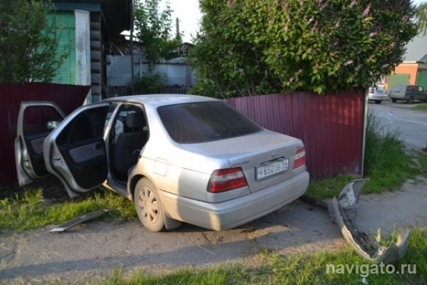Тройное столкновение автомашин в Бердске