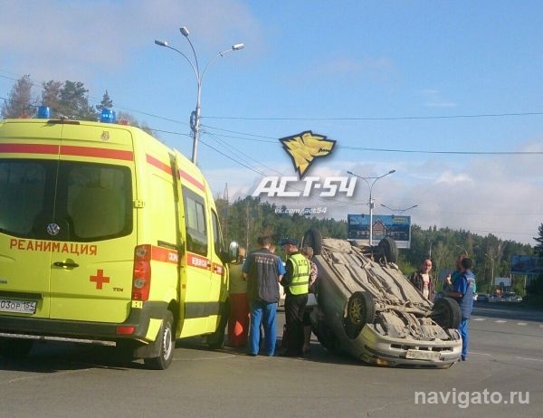ДТП на въезде в Академгородок