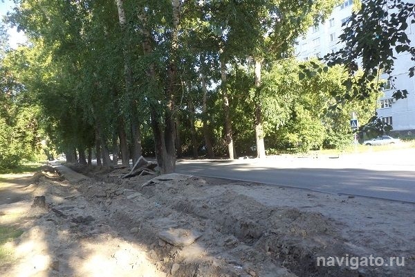 На Российской появится тротуар