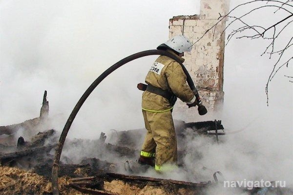 Пожар в дачном доме в СНТ 