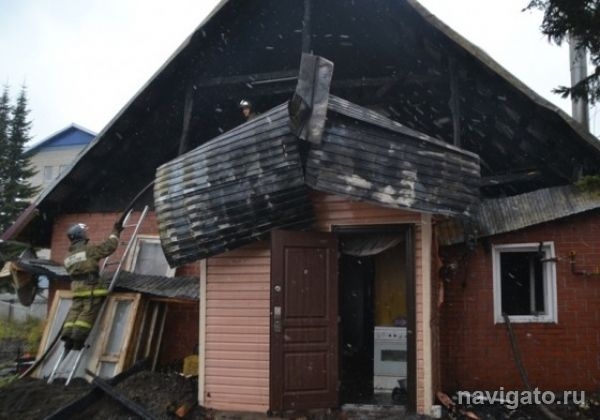 На пожаре в Бердске погиб человек