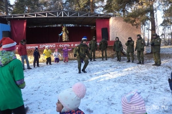 Посёлок гидростроителей встретил зиму