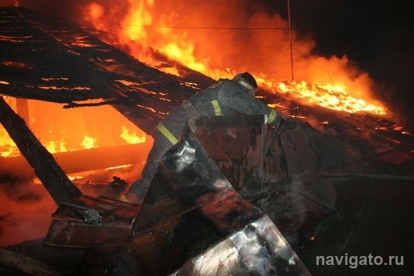 В Советском районе горел частный дом