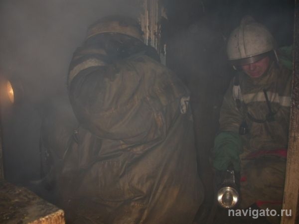 Пожар в бане в Советском районе