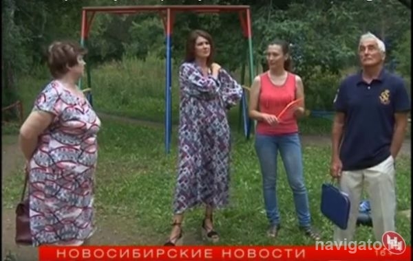 Депутат уговорила жителей принять детскую площадку