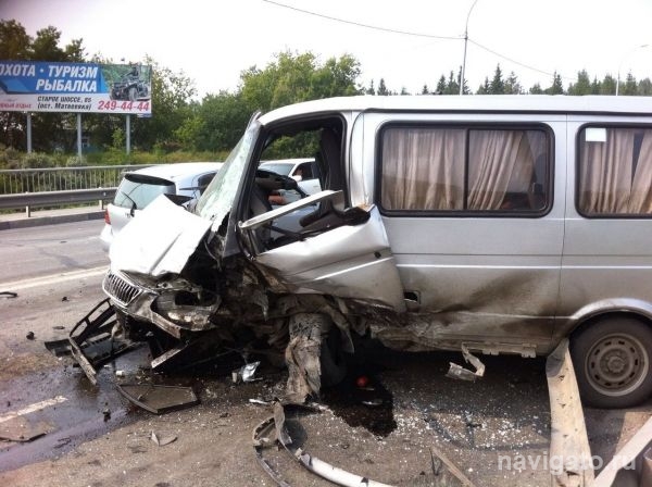 Подробности вчерашней автоаварии на Бердском шоссе