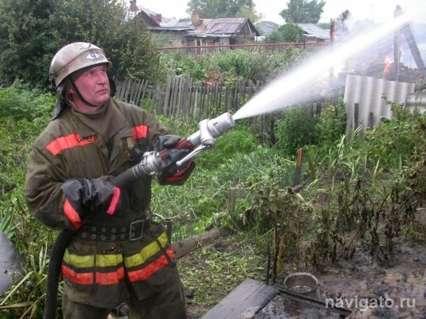 В поселке Кирово сгорела баня