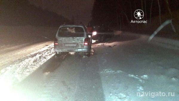 Очередное ДТП на лесной дороге между Бердским шоссе и ул. Балтийской