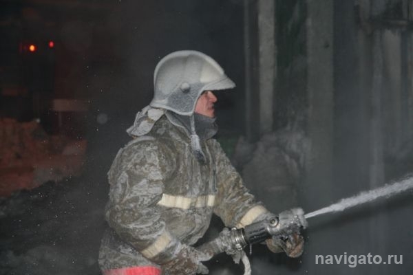 Пожар в квартире на ОбьГЭС