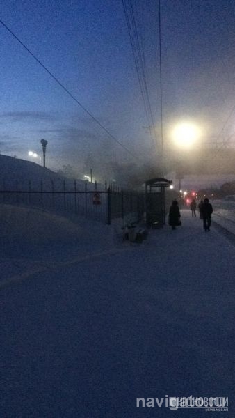 На станции Сеятель произошел пожар