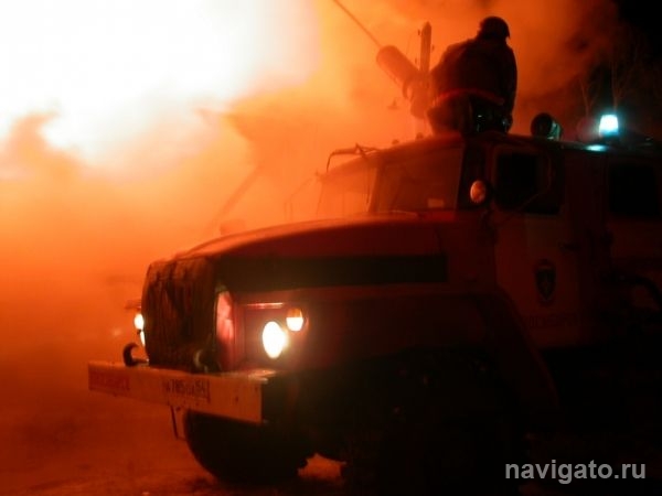 Пожар в жилом доме на Динамовцев