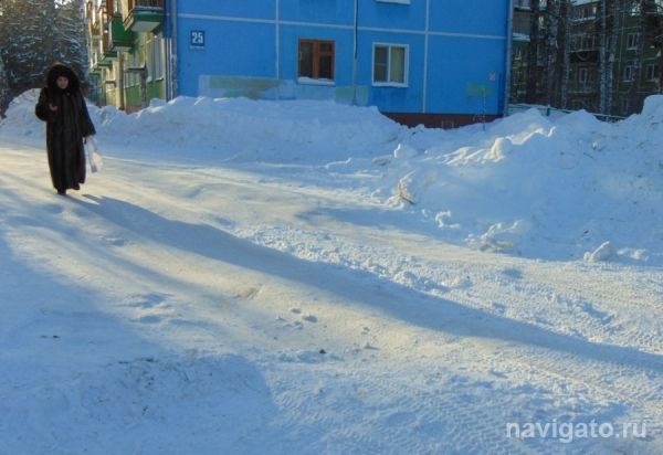 Жители пожаловались на нечищеные въезды во дворы