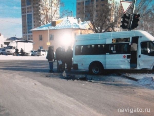 В Советском районе произошло ДТП с участием пассажирского транспорта