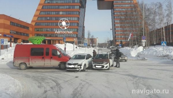 Двойная авария в Академгородке