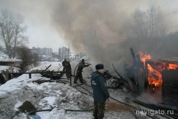 На выходных в Советском районе горели три дома