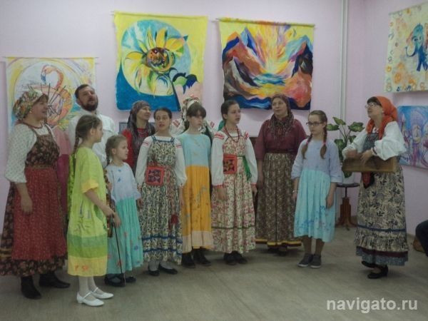 Выставка батика Хельги Граммы