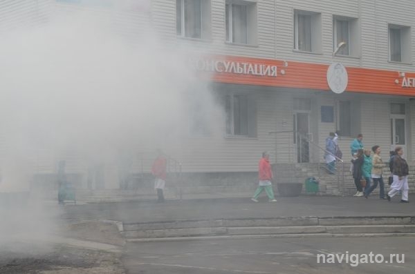 В поликлинике №14 ликвидировали мнимый пожар