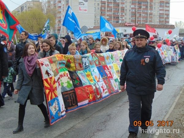 В Советском районе прошли две колонны Бессмертного полка