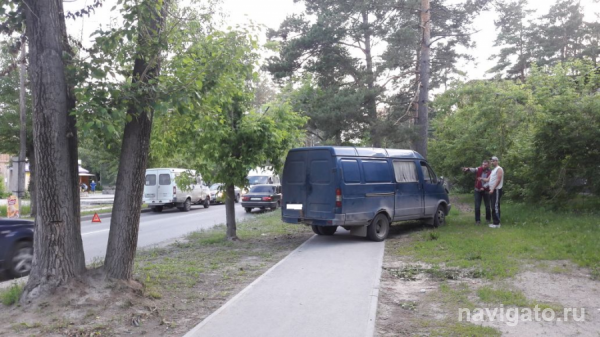 «ГАЗель» протаранила маршрутное такси в Академгородке