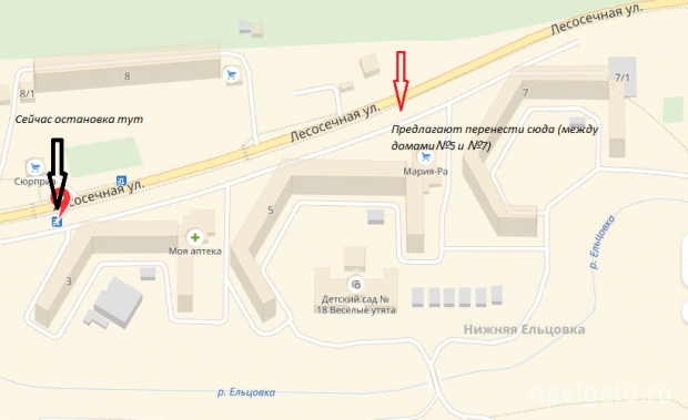 Перенести ли остановку в Нижней Ельцовке?