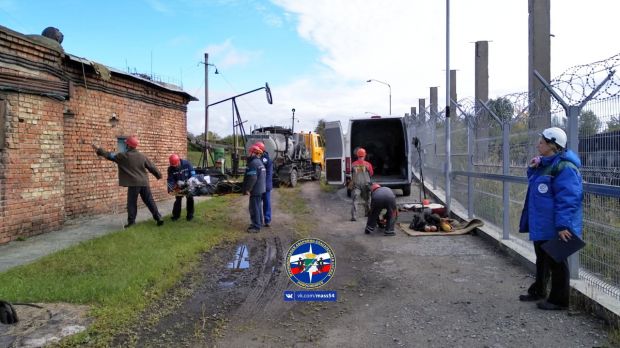 Сотрудникам газовой котельной в микрорайоне ОбьГЭС потребовалась помощь спасателей