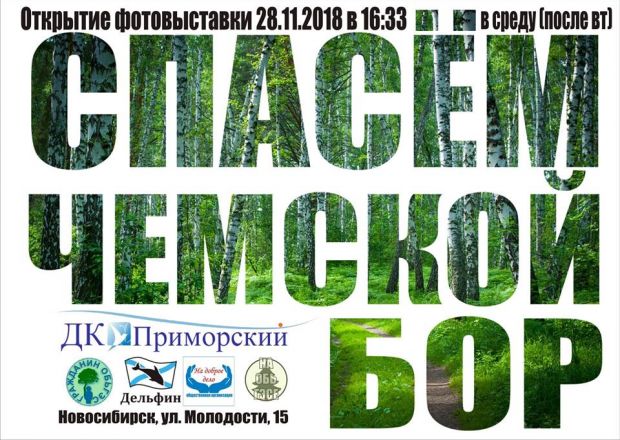 Выставка «Спасем Чемской бор» пройдет на ОбьГЭС