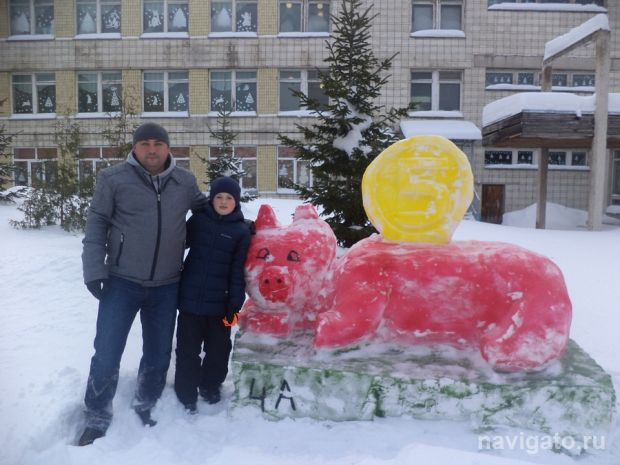 В 190-й школе символ года Нюша копит «пятёрки»