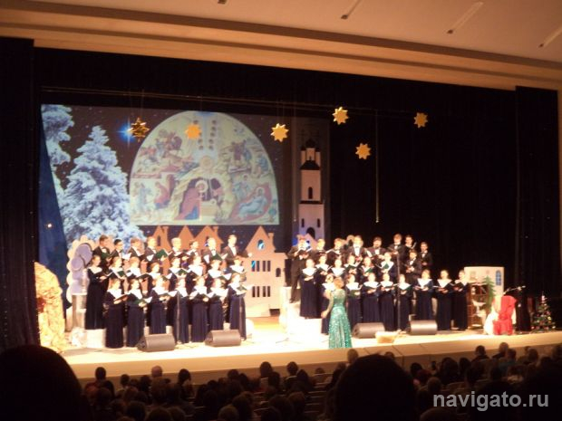 Дети спели во славу Рождества Христова