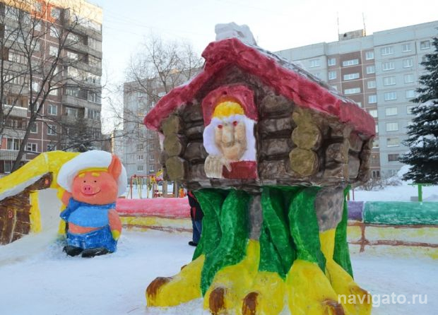 Лучший в Новосибирске: победил снежный городок из Советского района
