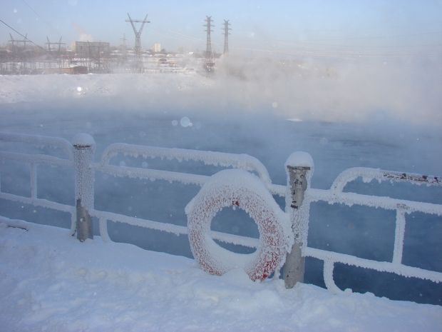 Сильный мороз не повлияет на работу Новосибирской ГЭС
