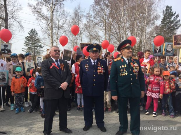 На Шлюзе отмечают День Победы