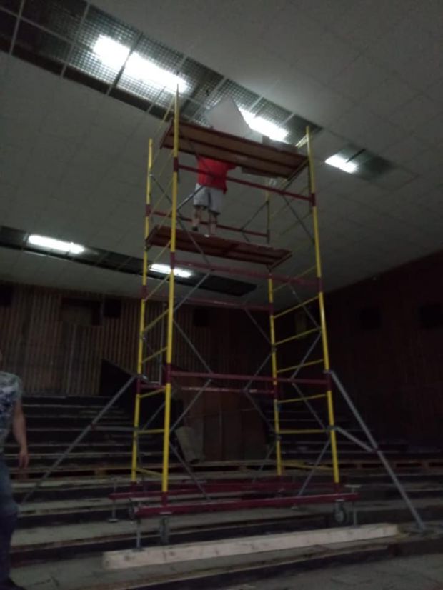 В Доме культуры «Академия» начался долгожданный ремонт 