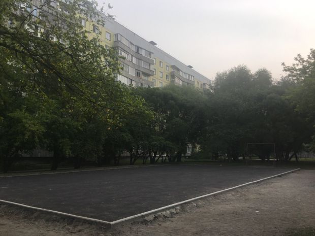 Что делают во дворе домов 14 и 16 по улице Демакова?