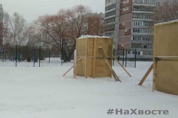 Каким будет снежный городок в микрорайоне Щ?