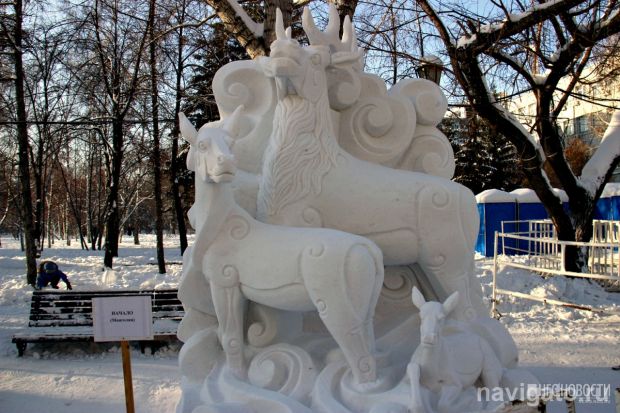 В Новосибирске началась подготовка к Фестивалю снежных скульптур