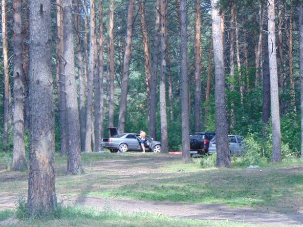Молодые биологи обследуют Чемской бор