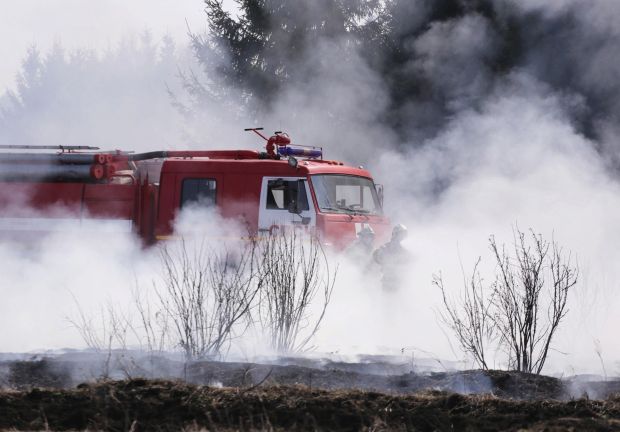 Воздух становится хуже: палы травы и пыль делают свое дело